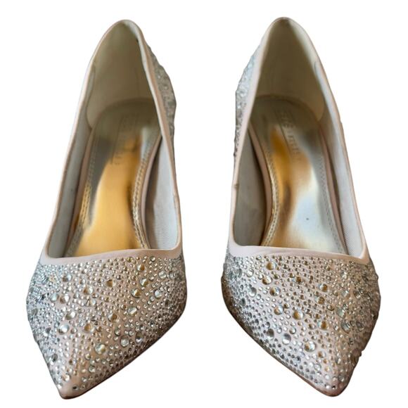 Pumps Rhinstone Heels Point Toe - Picture 2 of 10